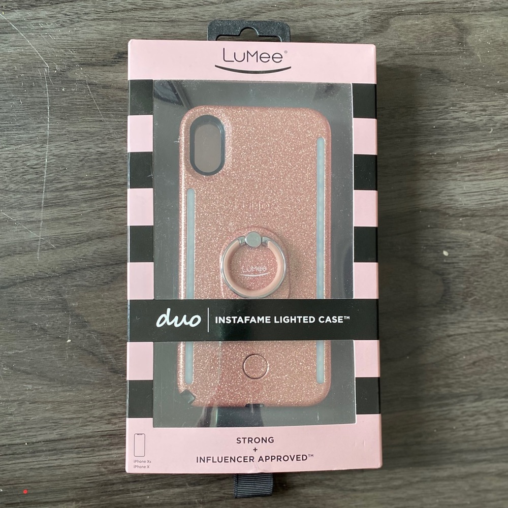Lumee case for IPhone X and XS